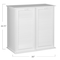 Household Essentials Tilt-out Cabinet Laundry Sorter with Shutter Front